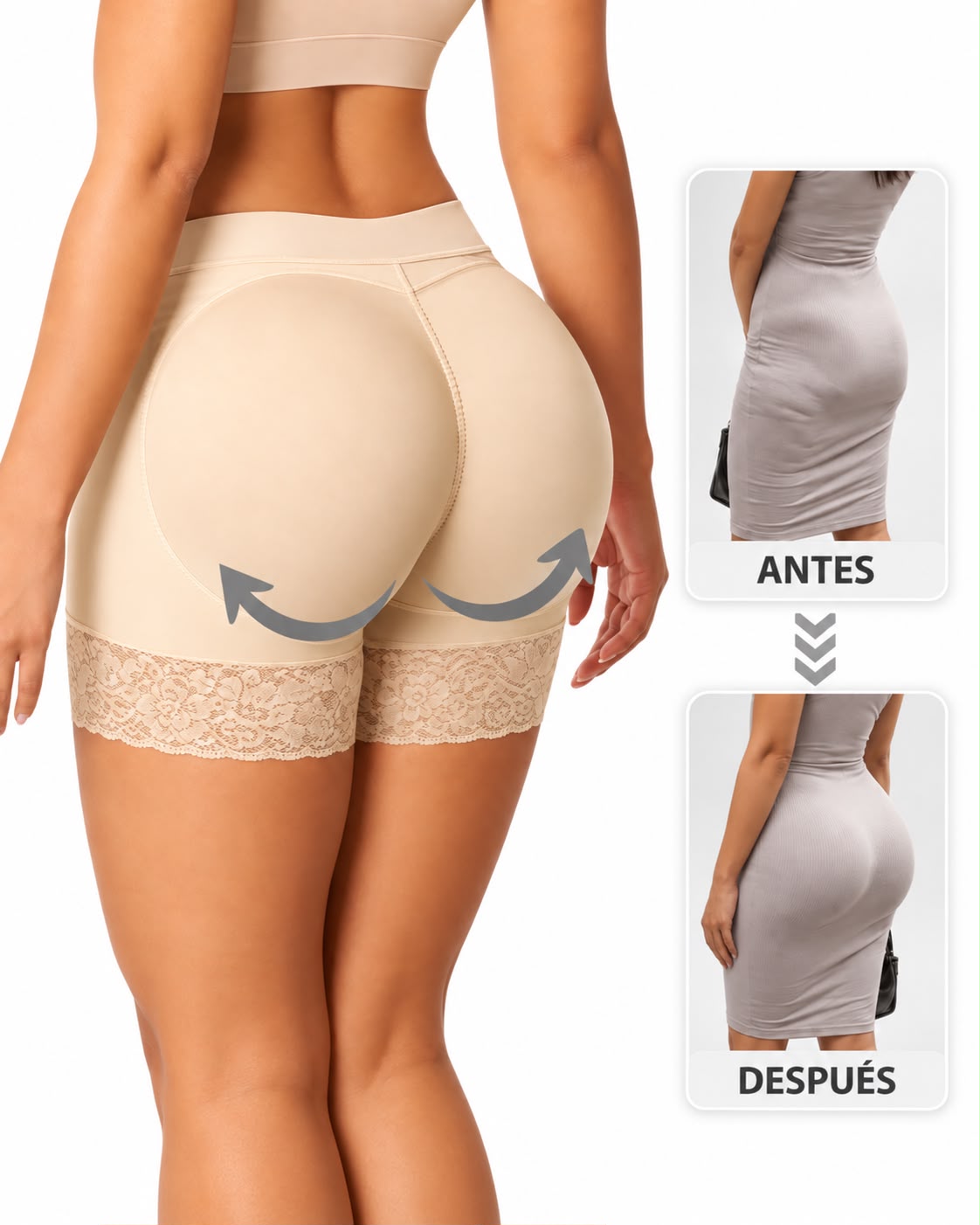 CurvaLift™ — Pantalones cortos moldeadores con efecto push-up
