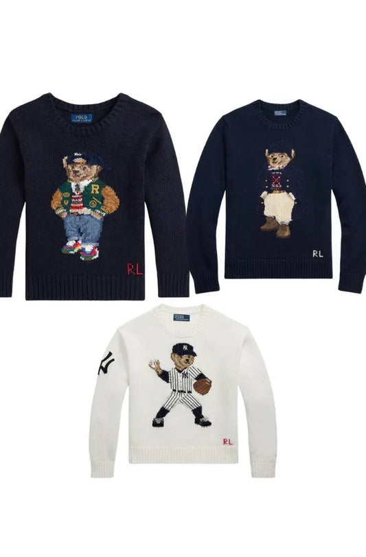 L.R Set 3 Styles RL Polo Bear Sweater Set YANKES