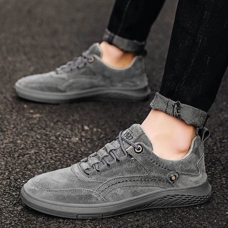Valentio Genuine Suede Leather Sneaker