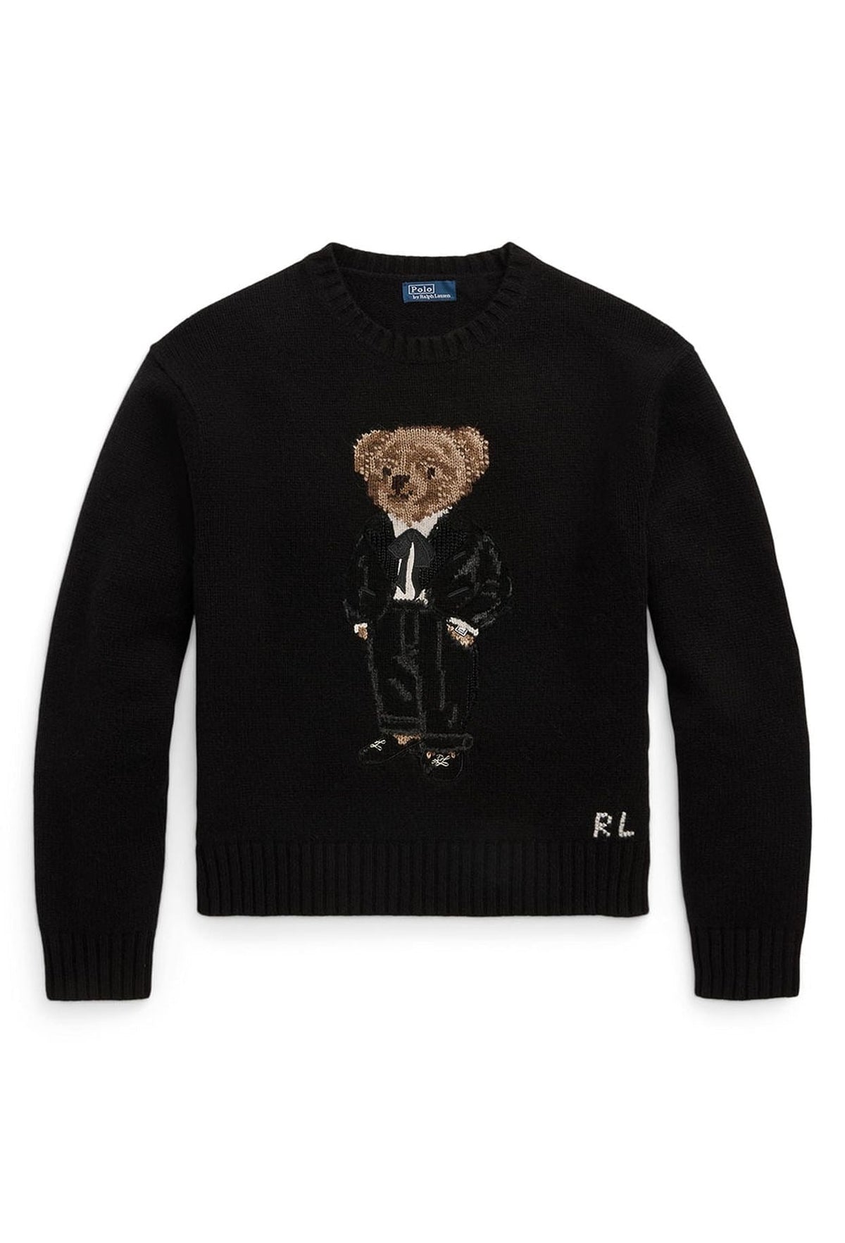 L.R Sweater  | Black Polo Bear