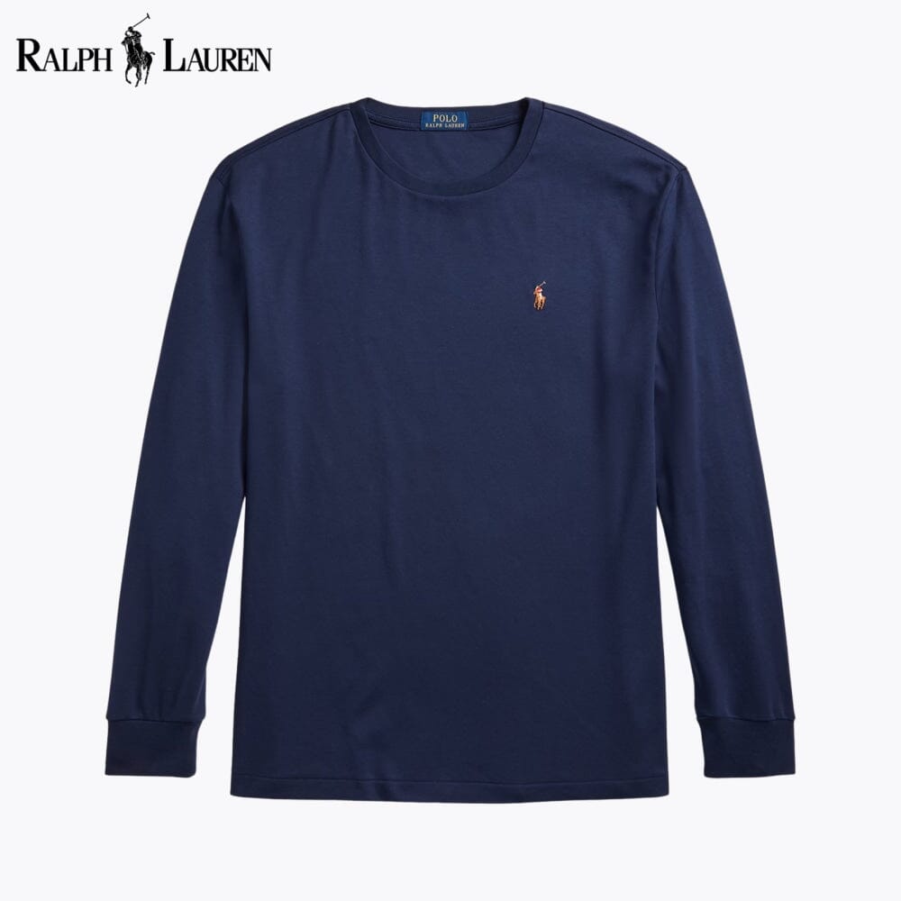 L.R Classic Fit Soft Cotton Crewneck T-Shirt