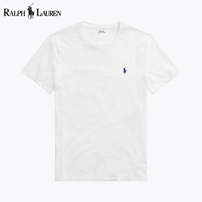 L.R Custom Slim Fit Jersey Crewneck T-Shirt