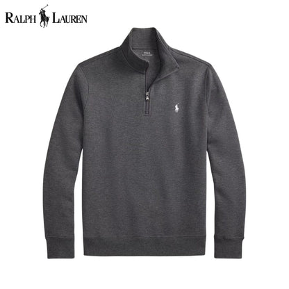 L.R Double-Knit Mockneck Pullover
