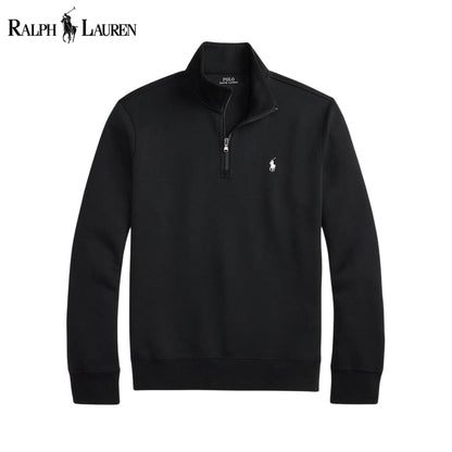 L.R Double-Knit Mockneck Pullover