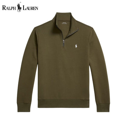 L.R Double-Knit Mockneck Pullover