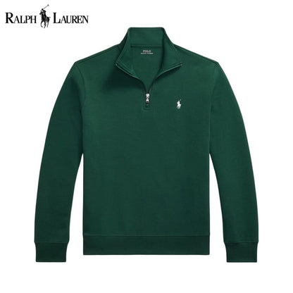 L.R Double-Knit Mockneck Pullover
