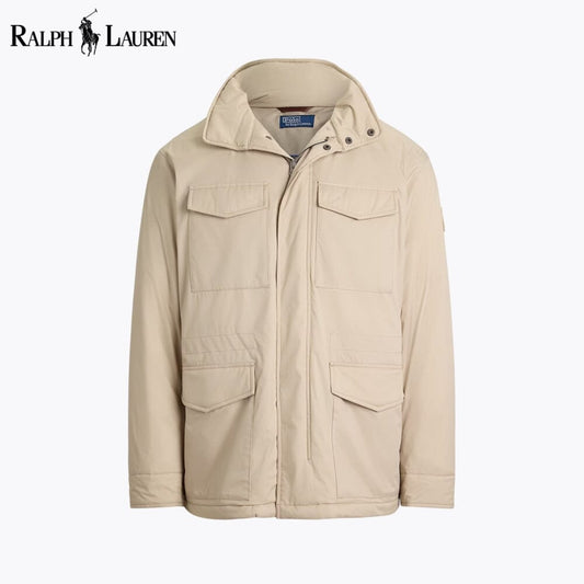 L.R Gabardine Hooded Field Jacket