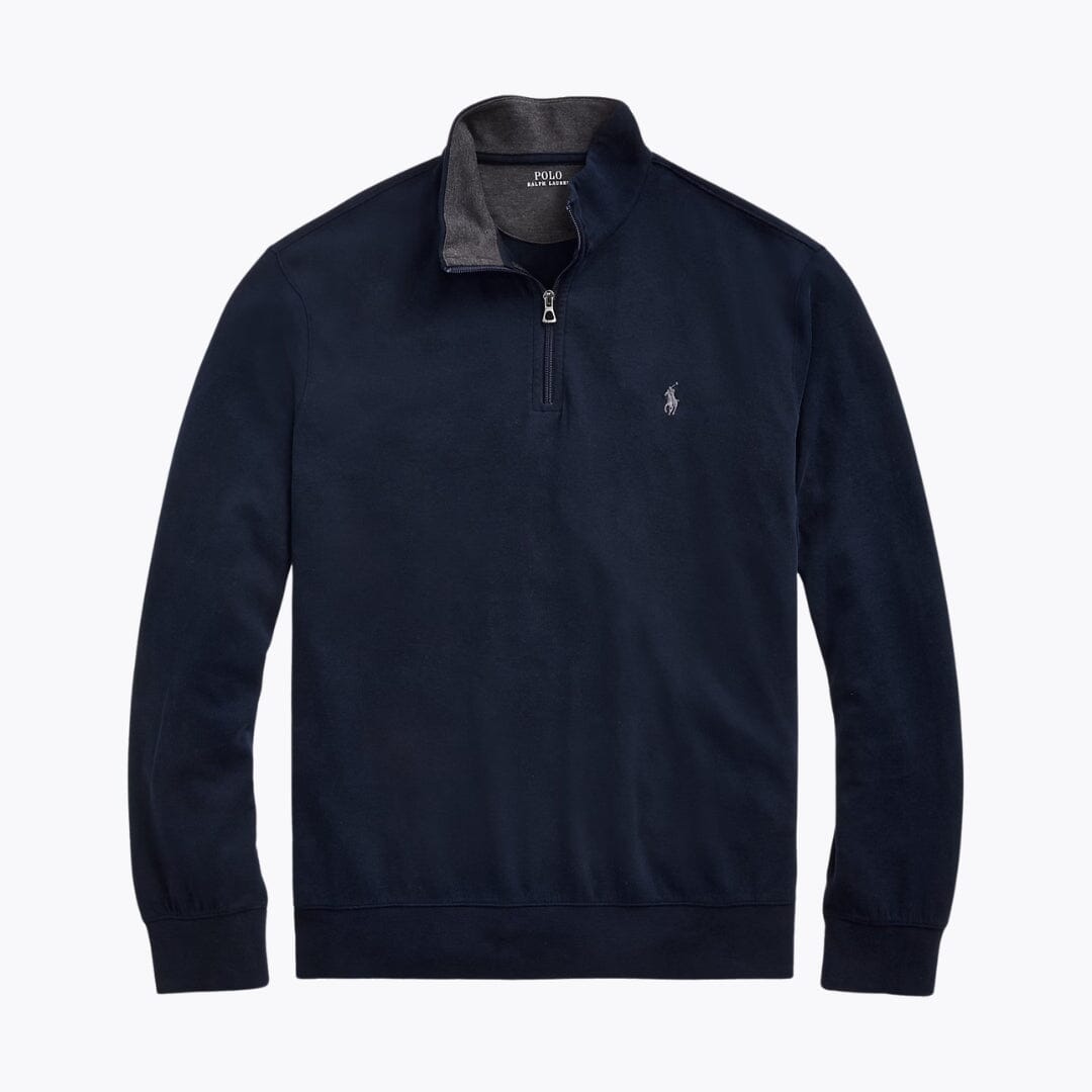 L.R Luxury Jersey Quarter-Zip Pullover