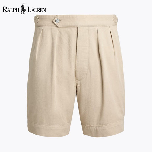 L.R Relaxed Fit Pleated Twill Short