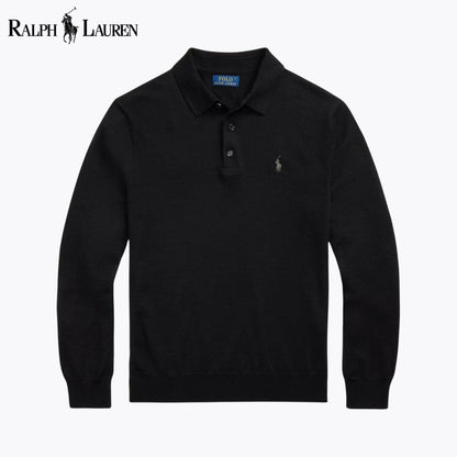 L.R Wool Polo-Collar Jumper