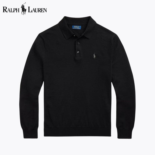 L.R Wool Polo-Collar Jumper