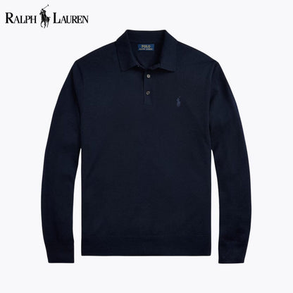 L.R Wool Polo-Collar Jumper