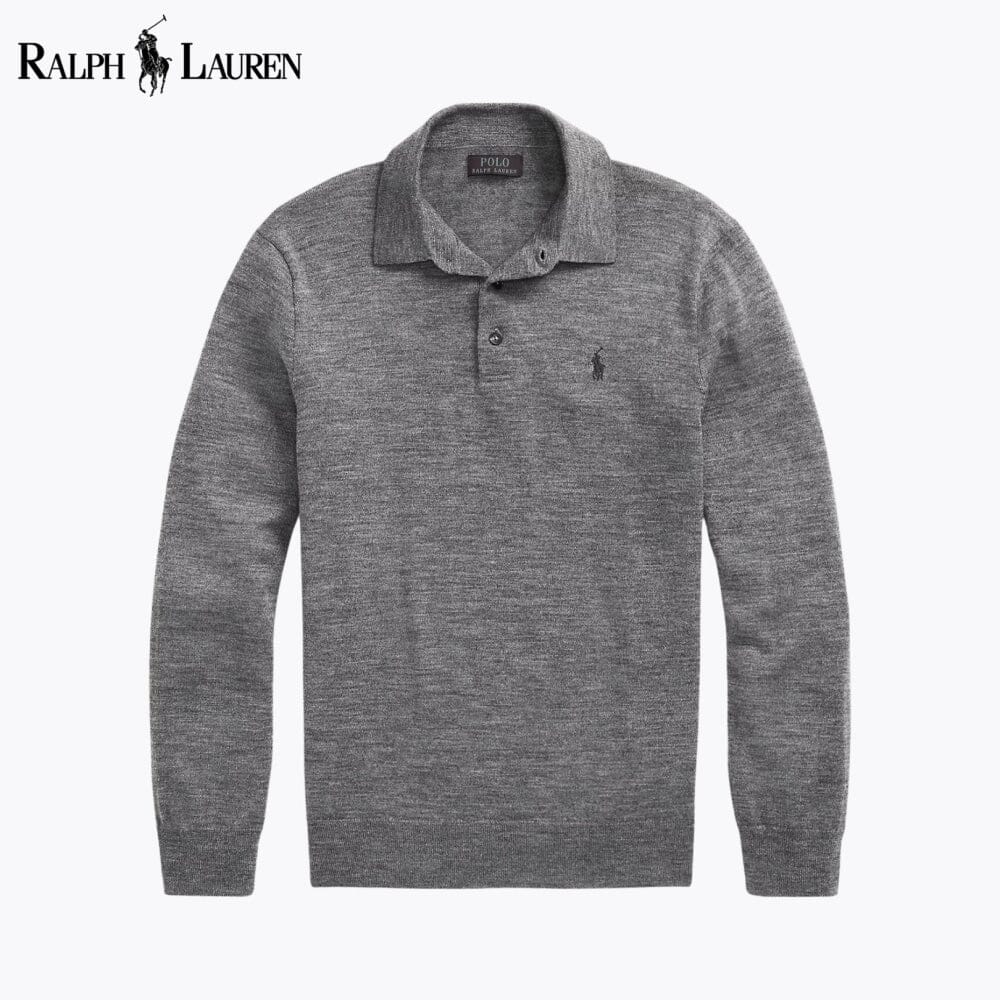 L.R Wool Polo-Collar Jumper